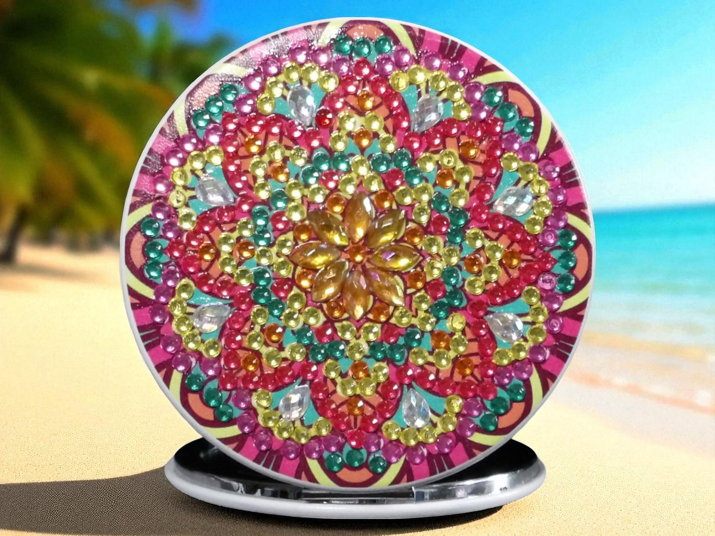 Bright Round Pocket Mirror