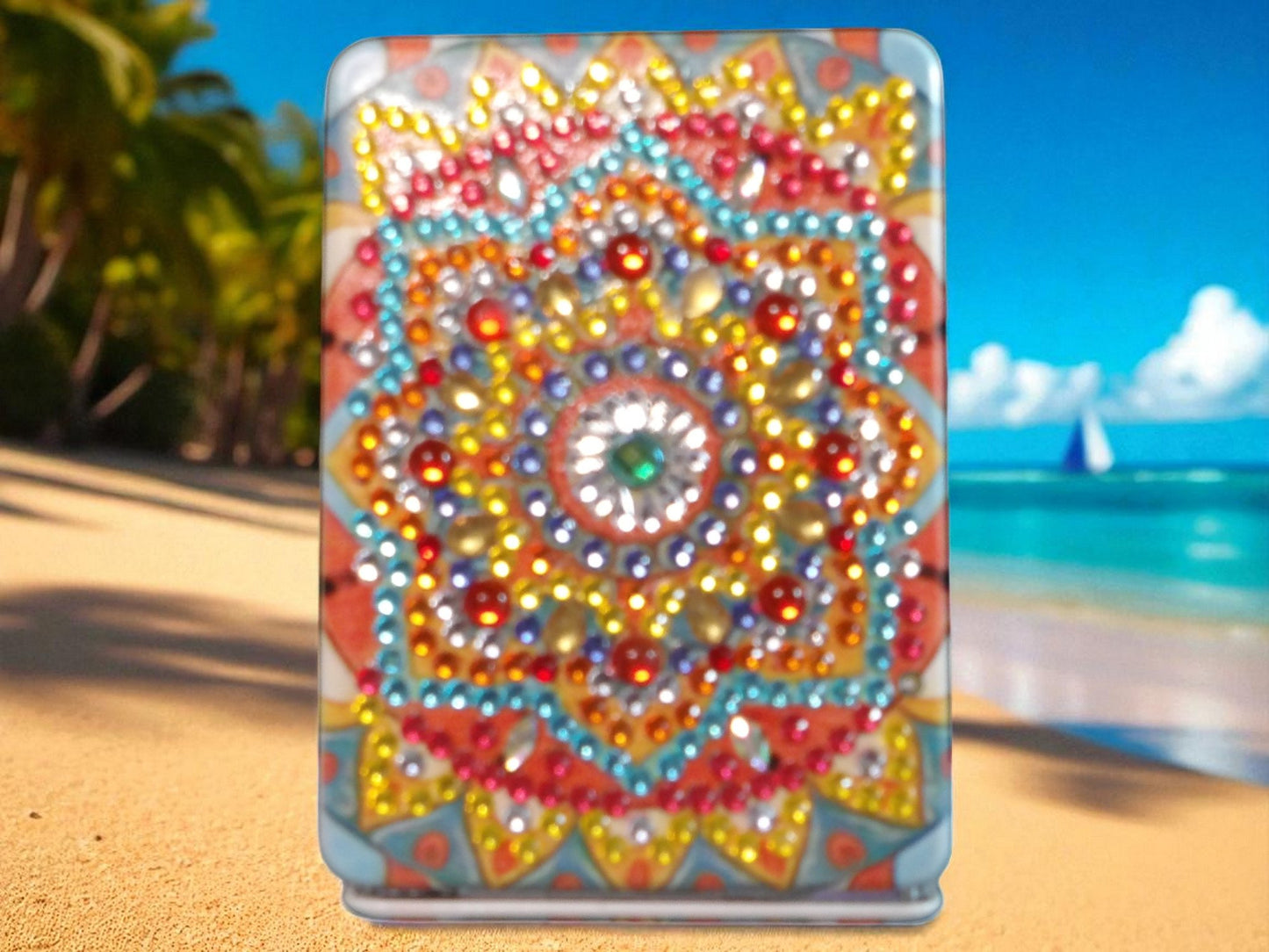 Colorful Rectangle Pocket Mirror