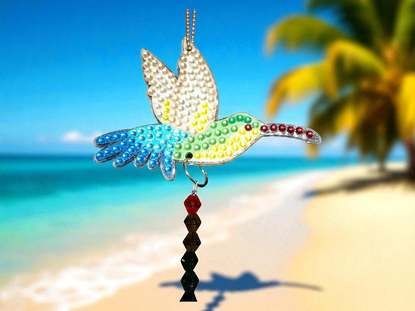 Multi-Colored Hummingbird Sun/Wind Catcher