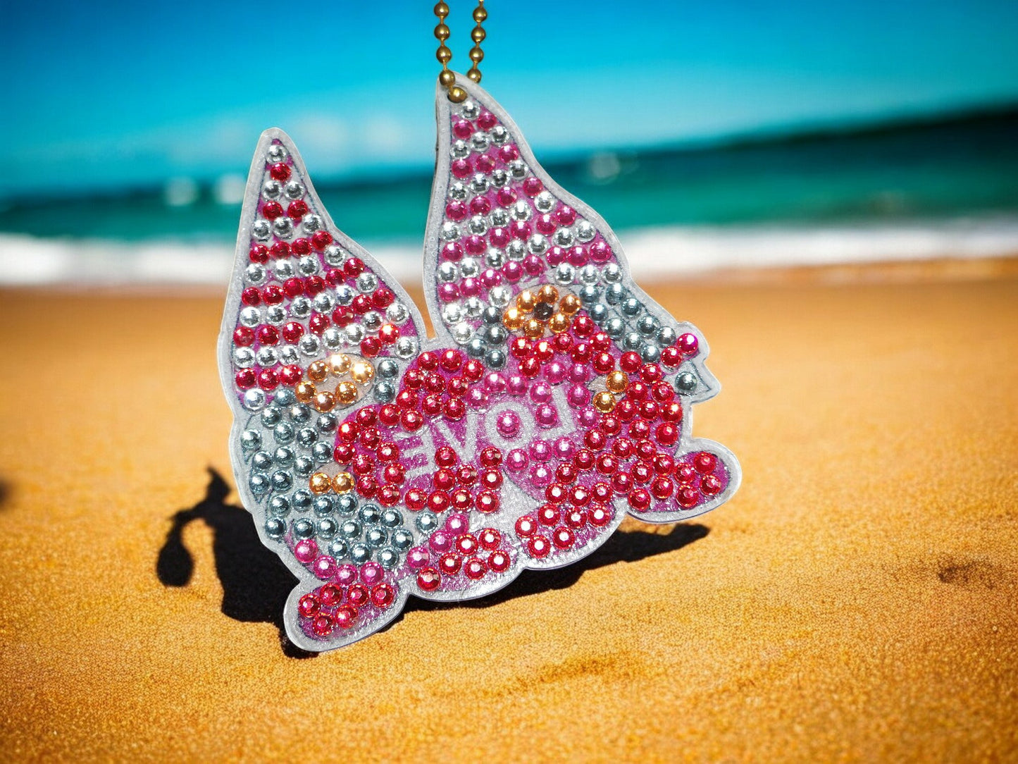 Gnomes In Love Keychain