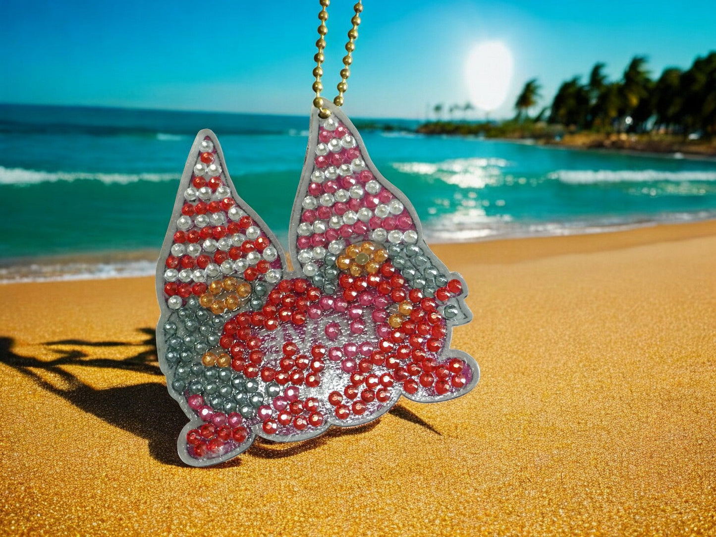 Gnomes In Love Keychain