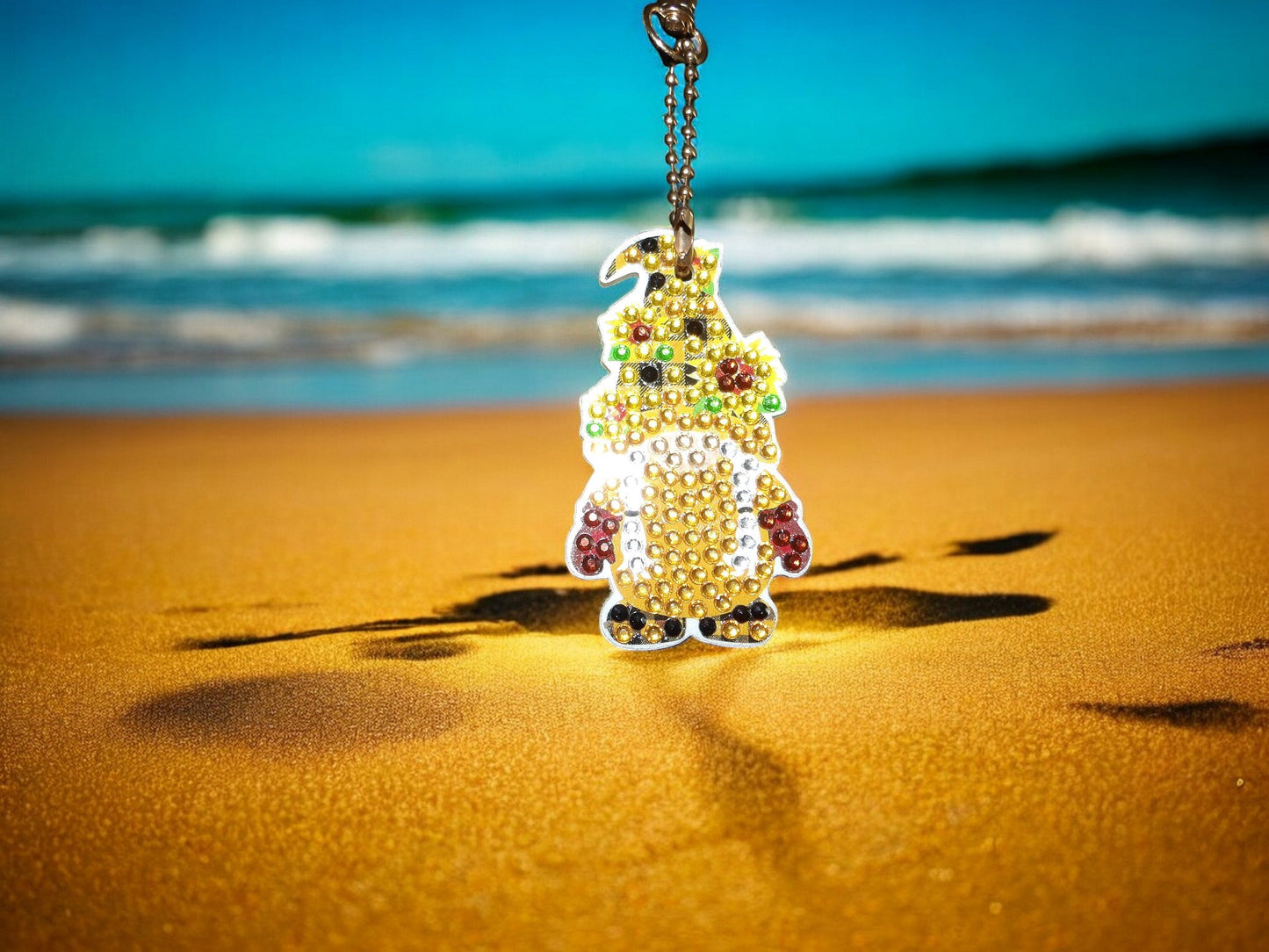 Golden Gnome Keychain