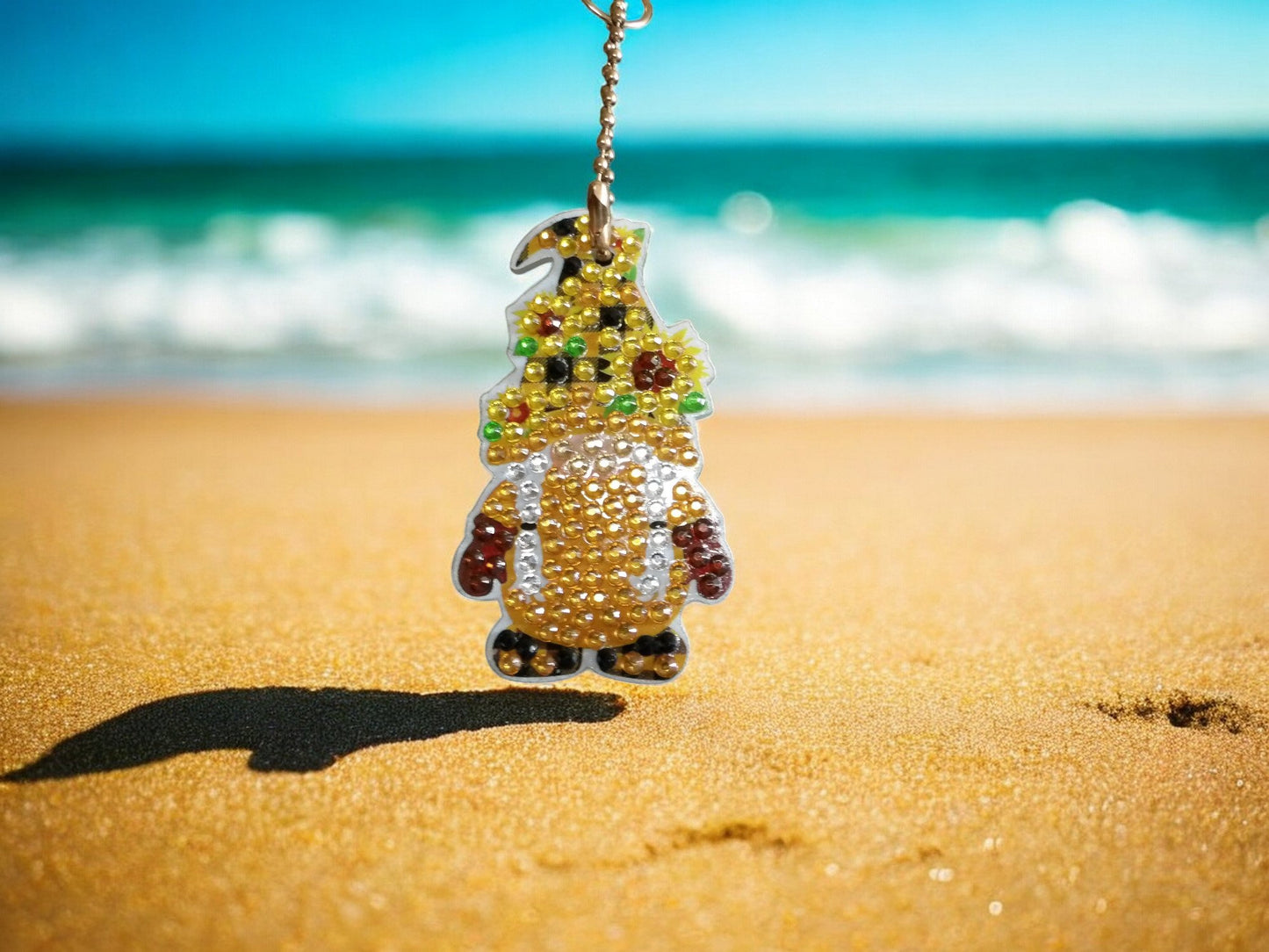Golden Gnome Keychain