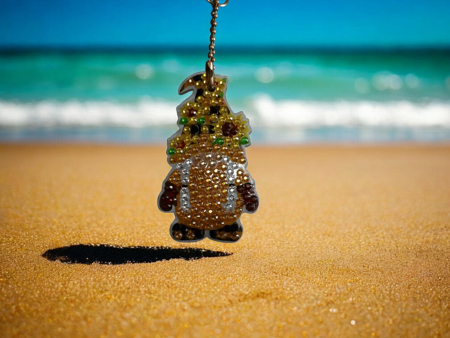 Golden Gnome Keychain