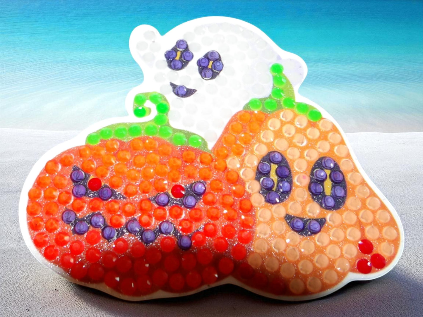 Glow In The Dark Halloween Family Magnet