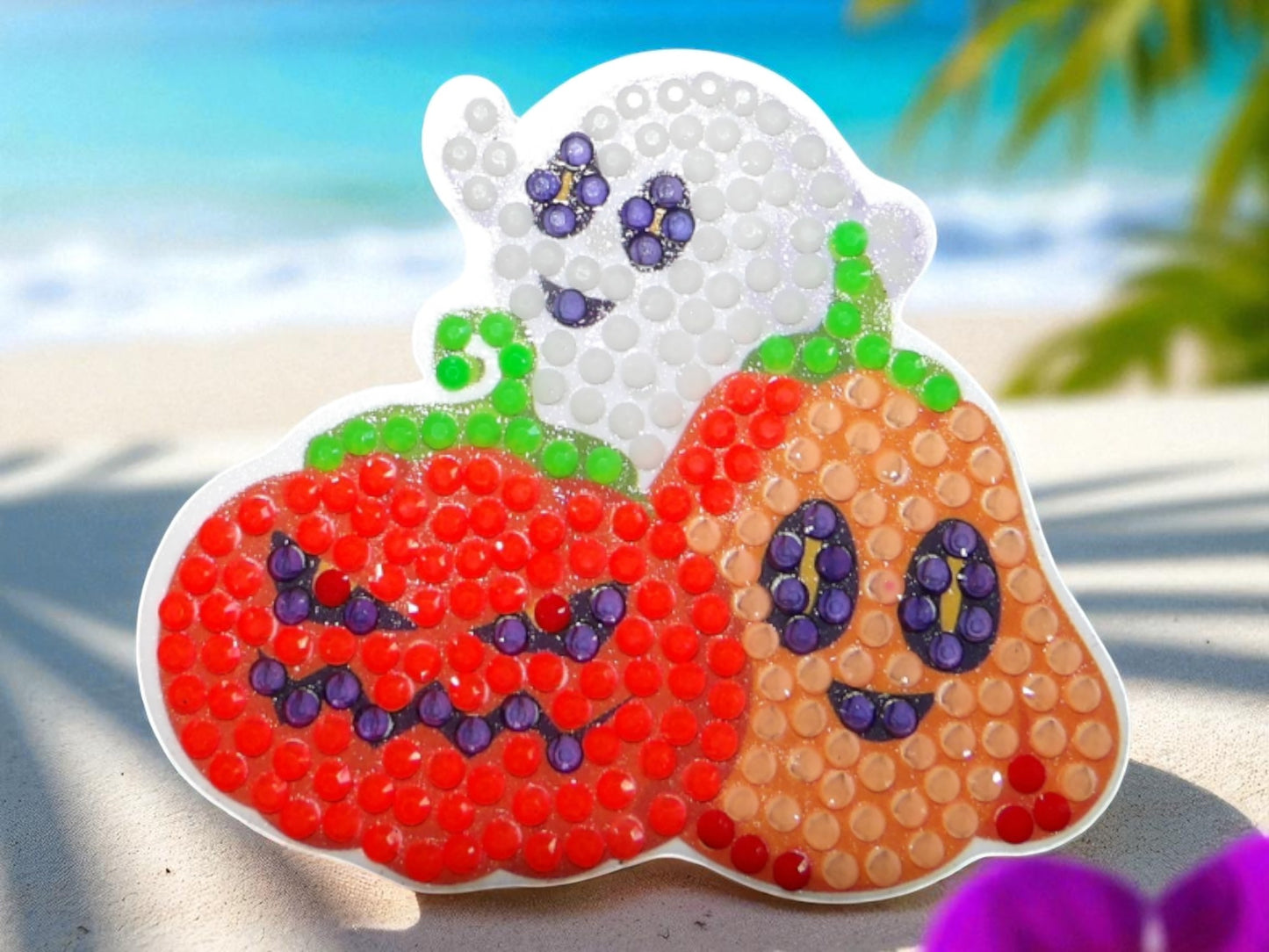 Glow In The Dark Halloween Family Magnet