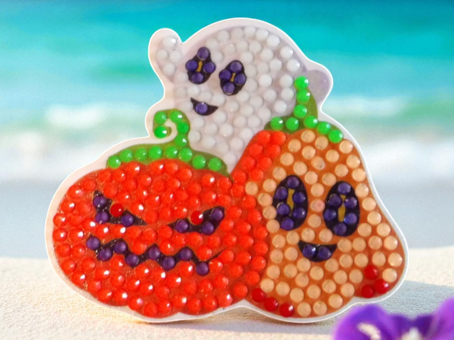 Glow In The Dark Halloween Family Magnet