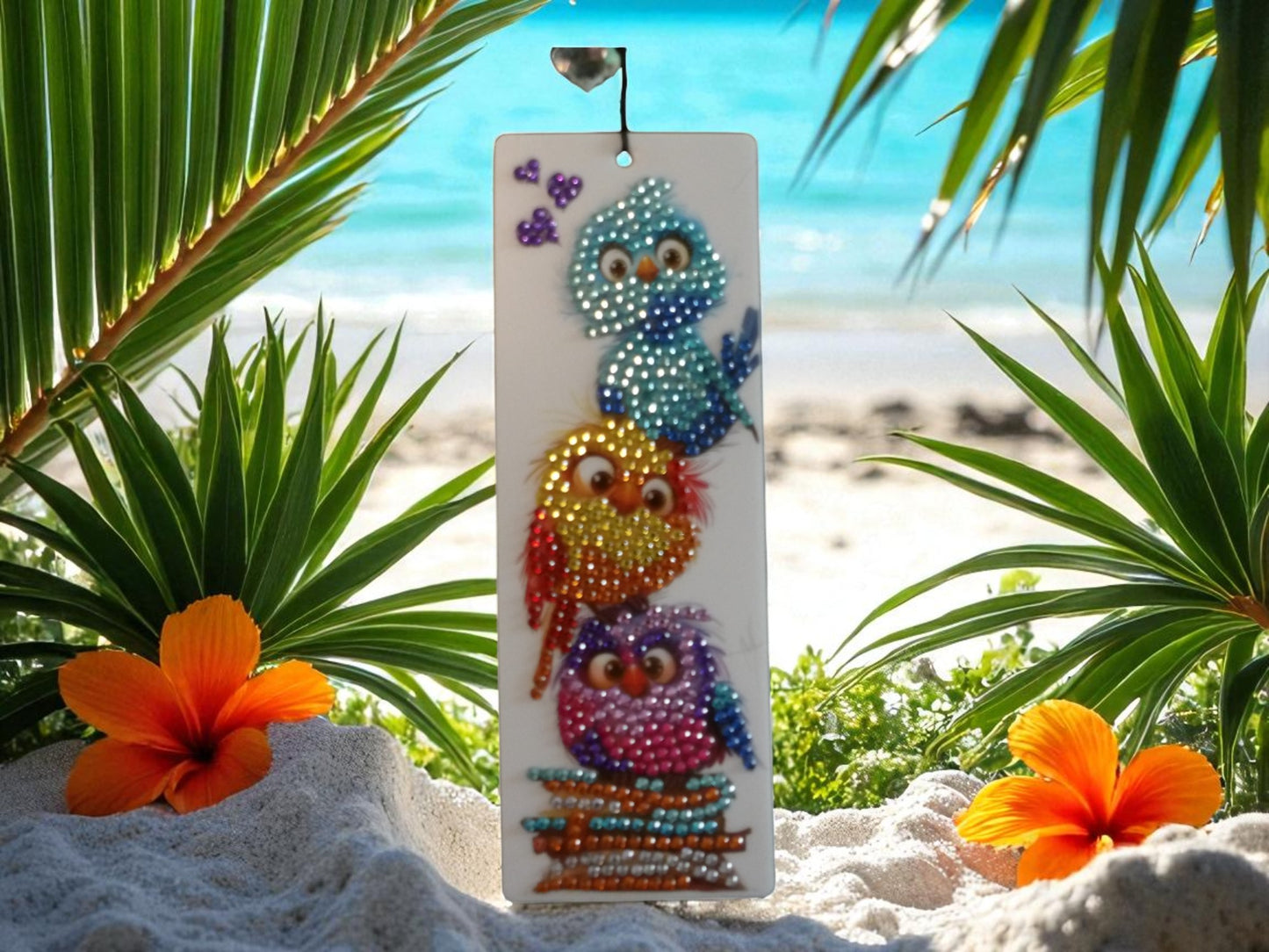 Fun Colorful Birds Bookmark