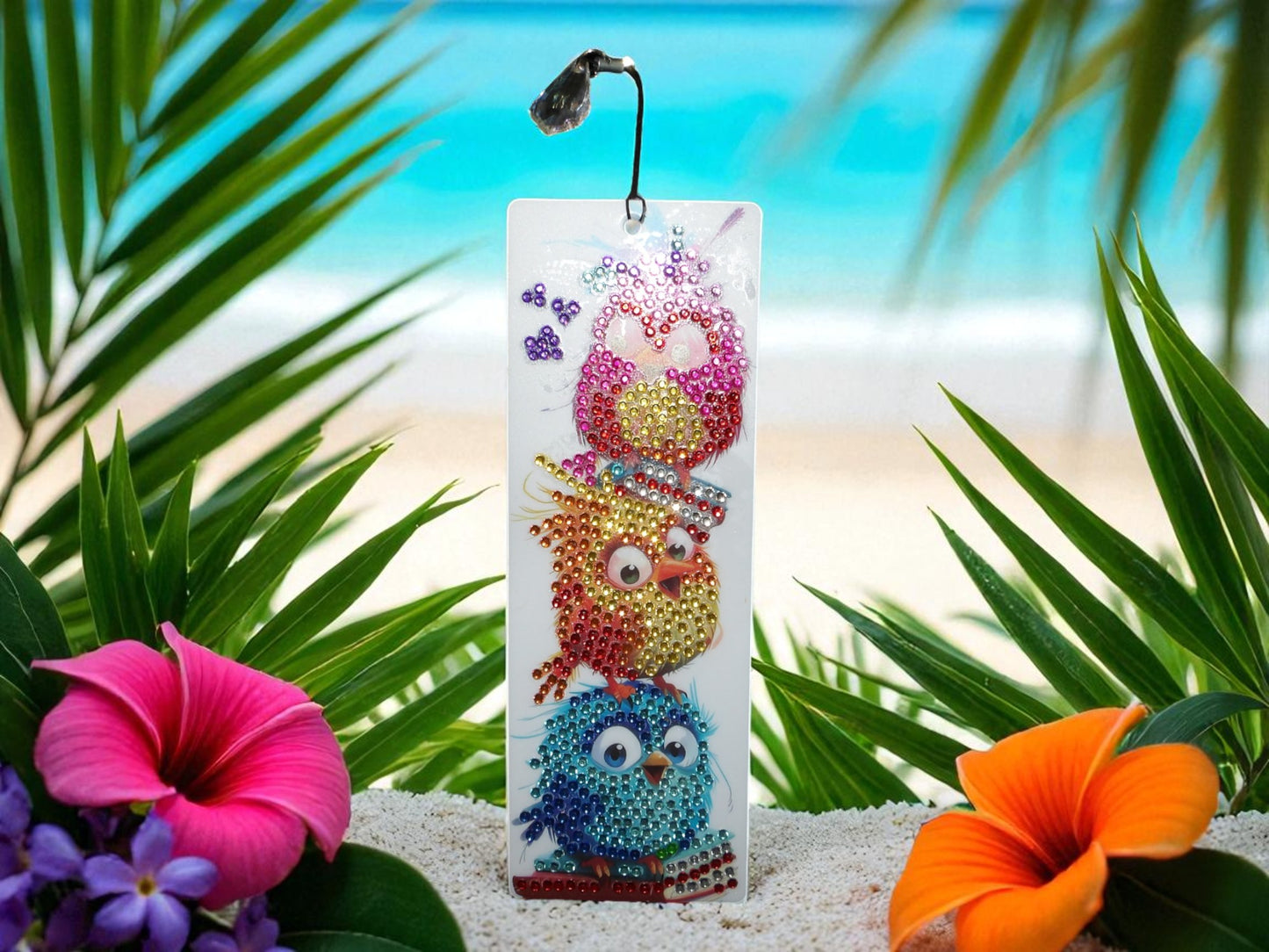 Surprised Colorful Birds Bookmark
