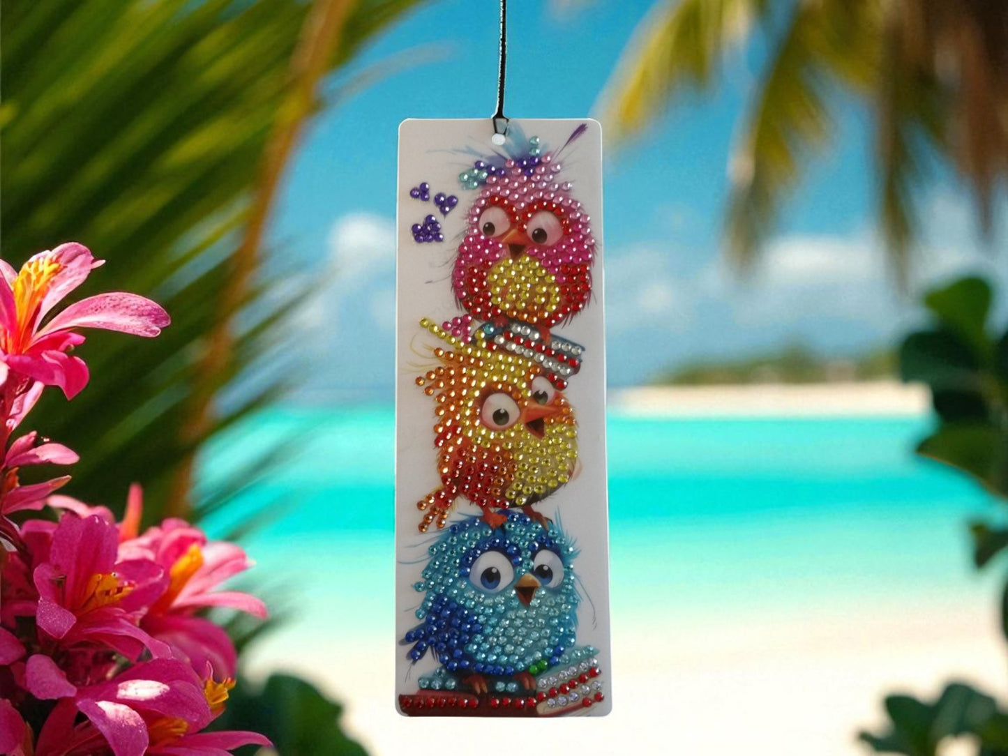 Surprised Colorful Birds Bookmark