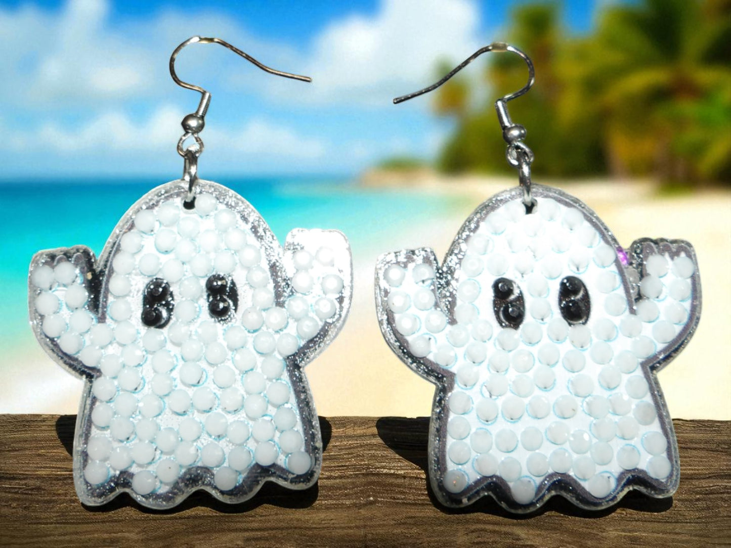 Glow In The Dark Ghost Earrings