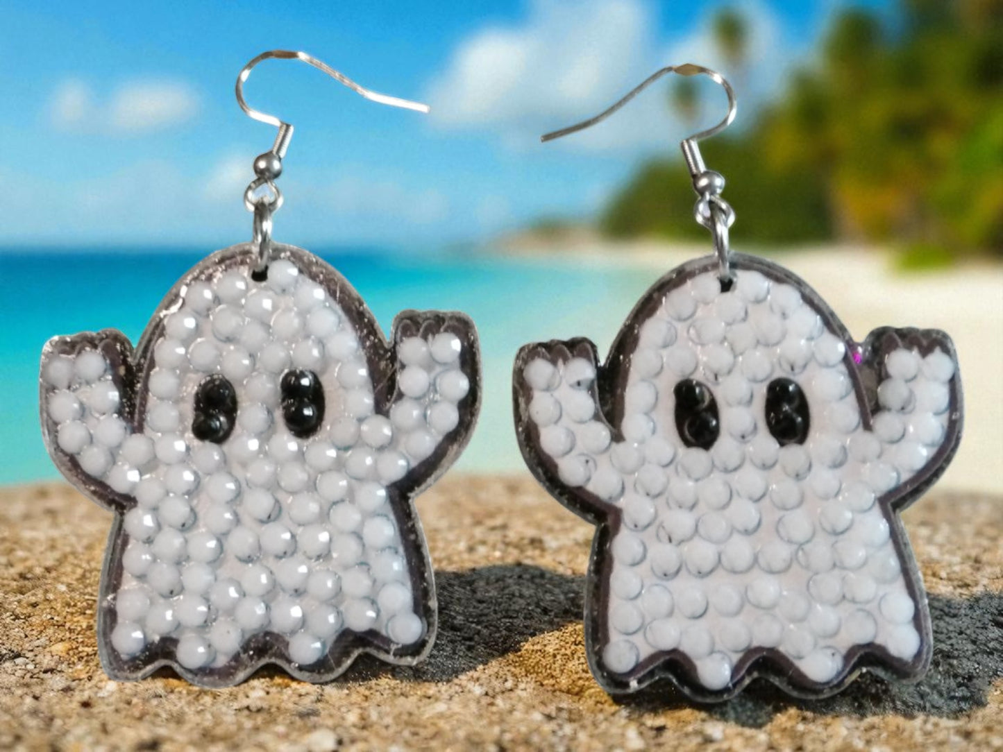 Glow In The Dark Ghost Earrings
