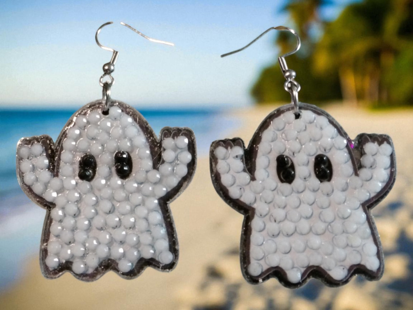 Glow In The Dark Ghost Earrings