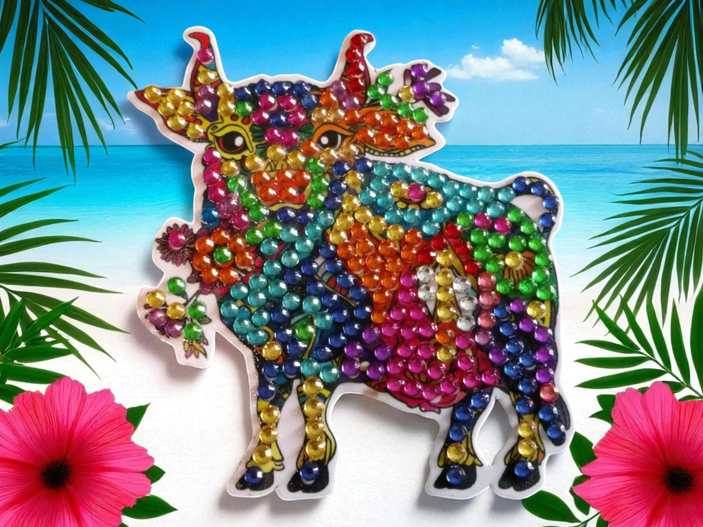 Colorful Bull Magnet