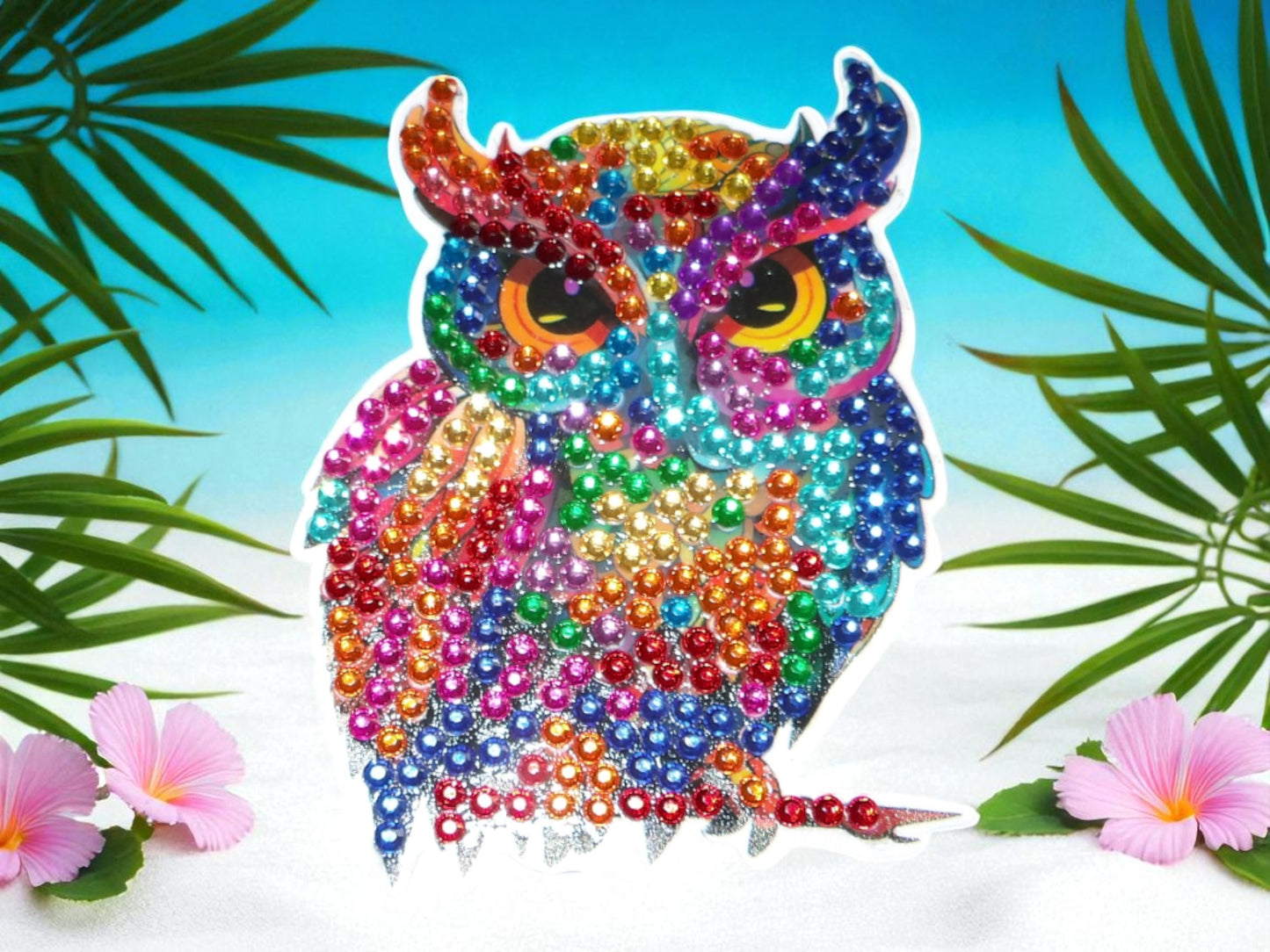 Colorful Owl Magnet