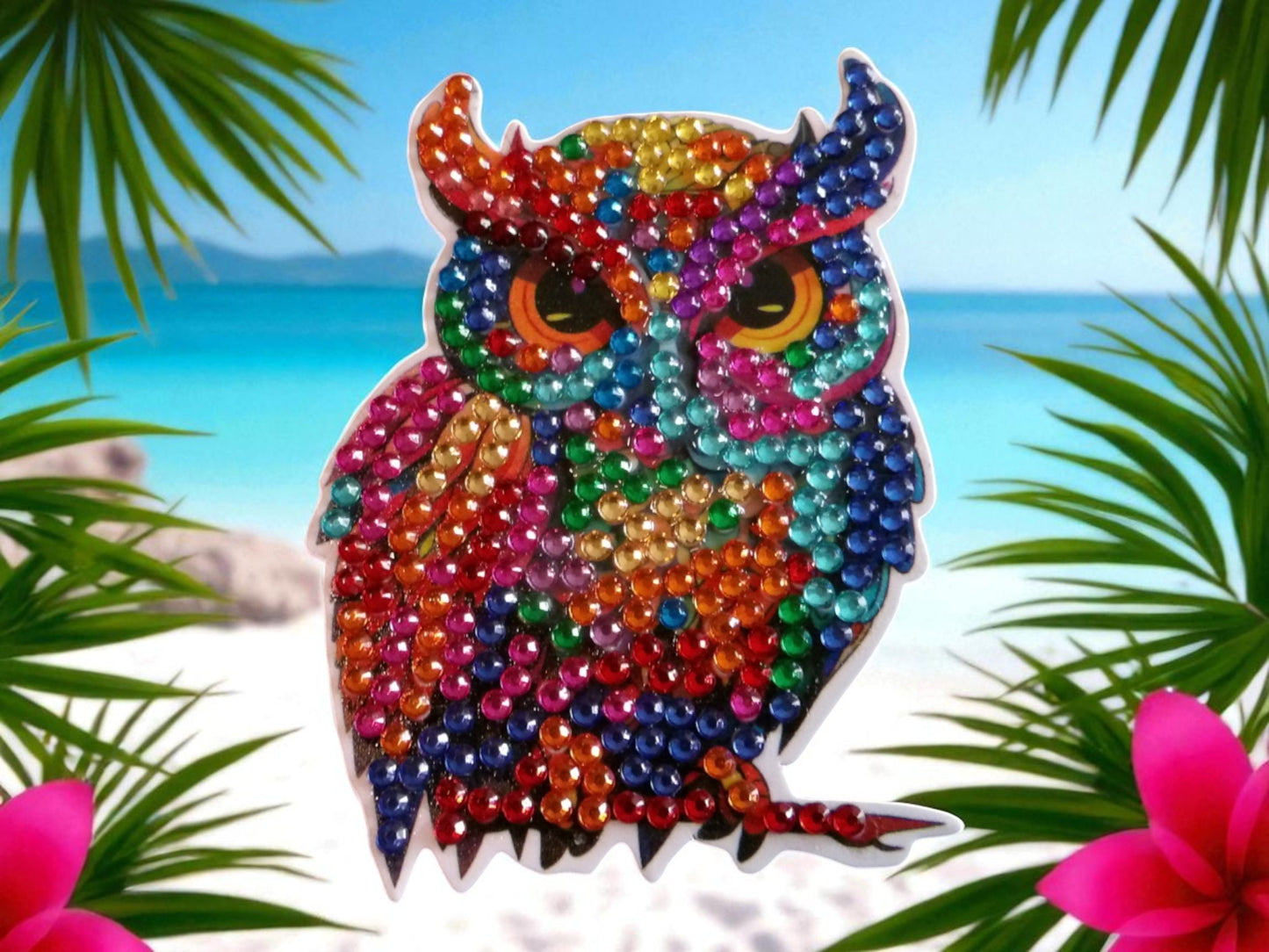 Colorful Owl Magnet