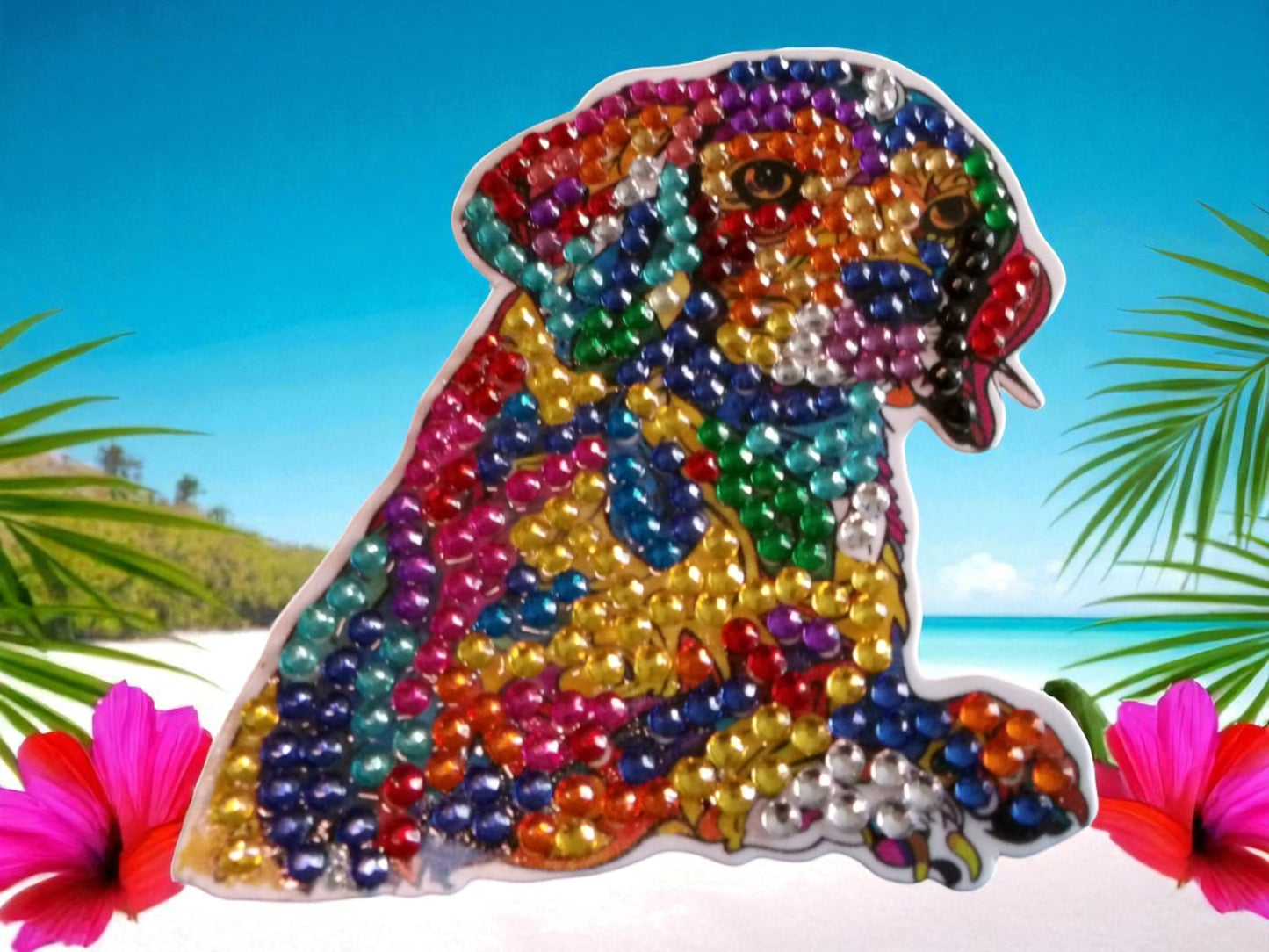Colorful Dog Magnet