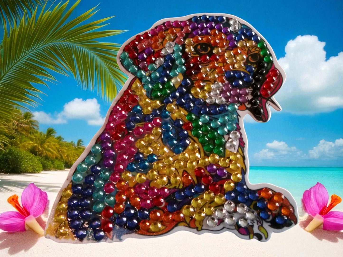 Colorful Dog Magnet