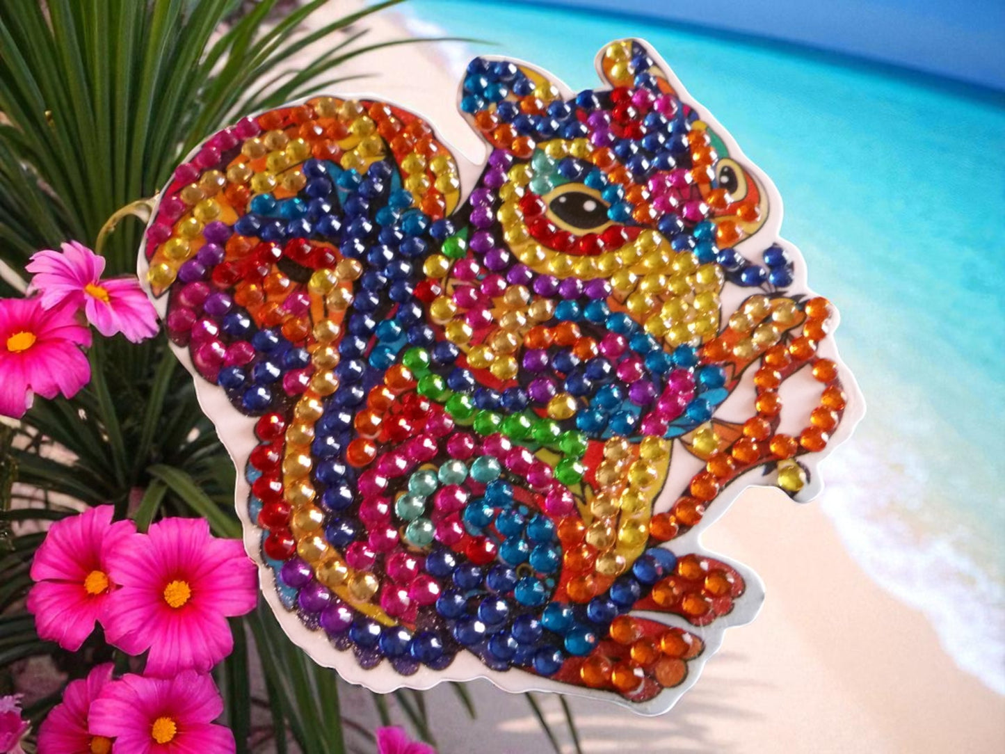 Colorful Squirrel Magnet