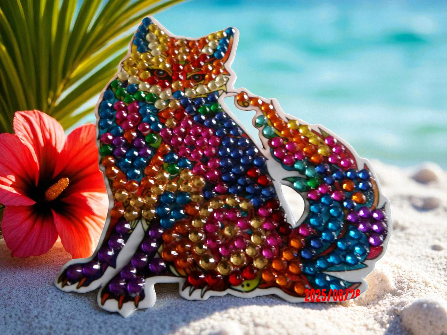 Colorful Fox Magnet