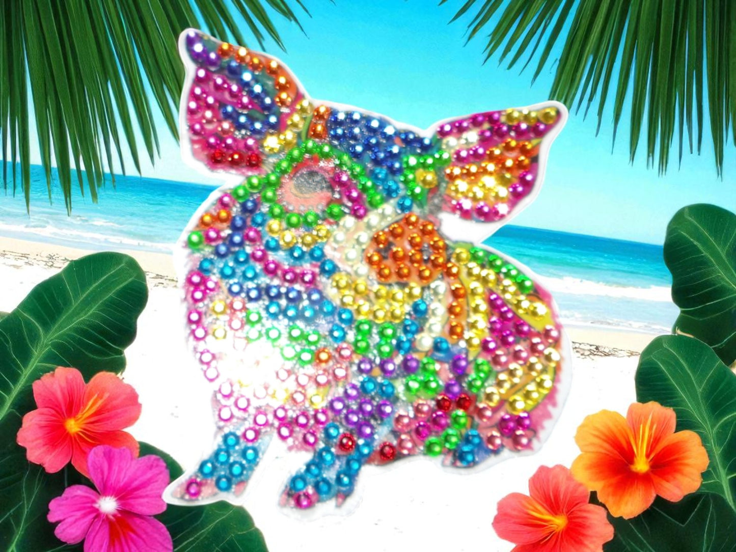 Colorful Pig Magnet