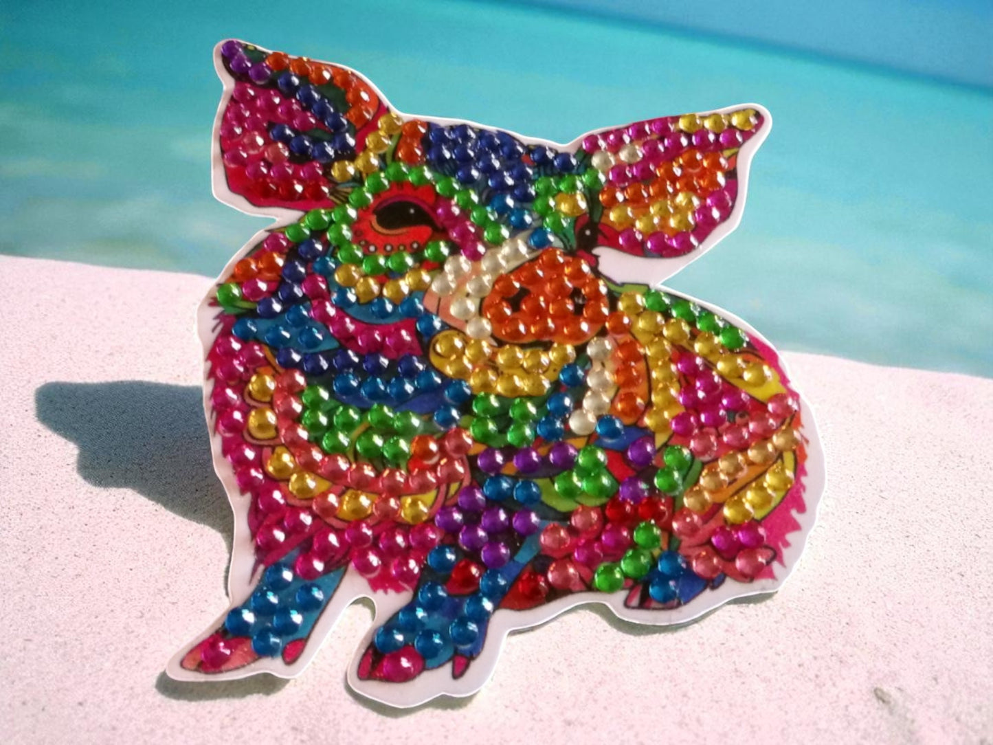 Colorful Pig Magnet