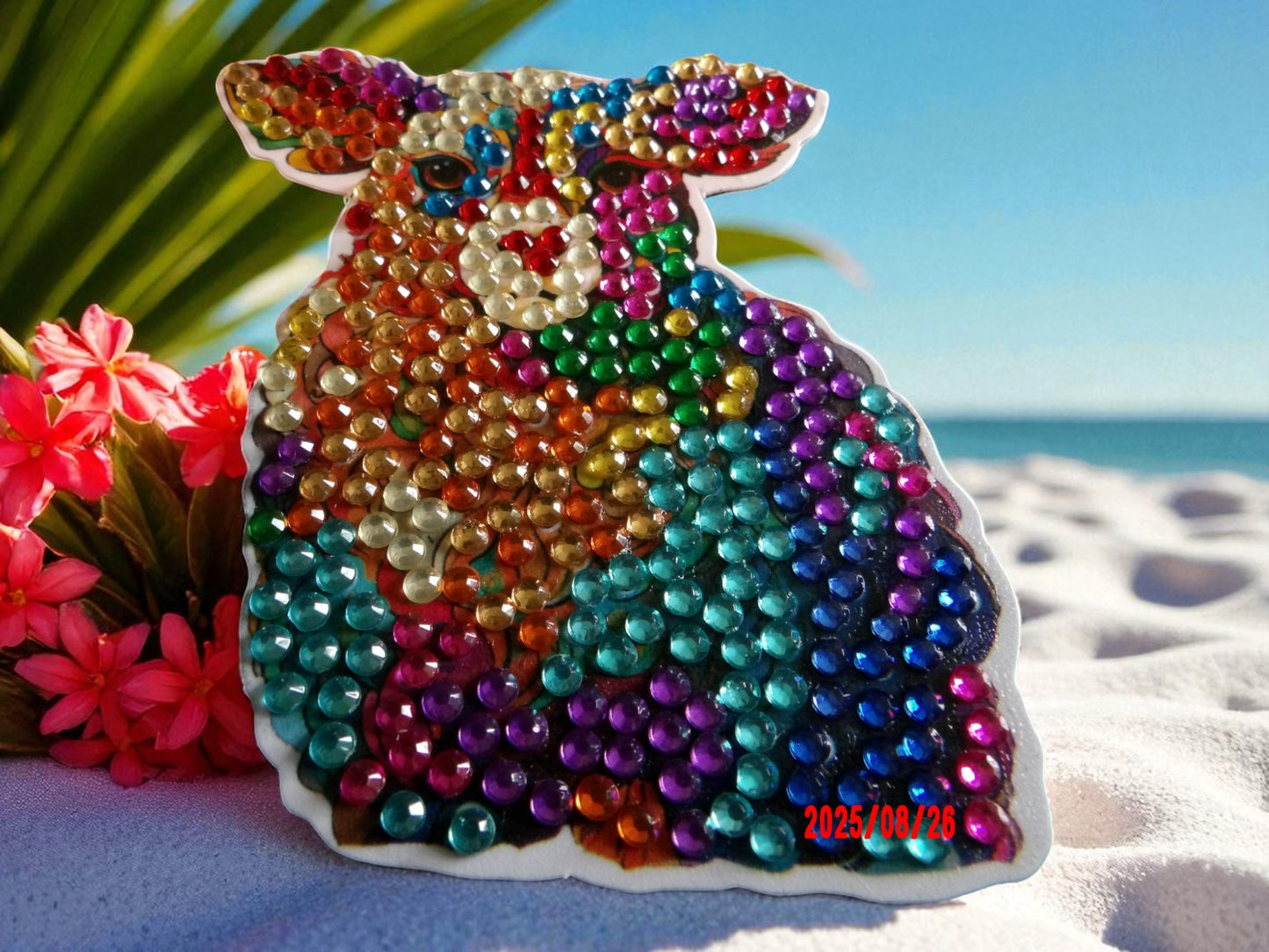 Colorful Cow Magnet