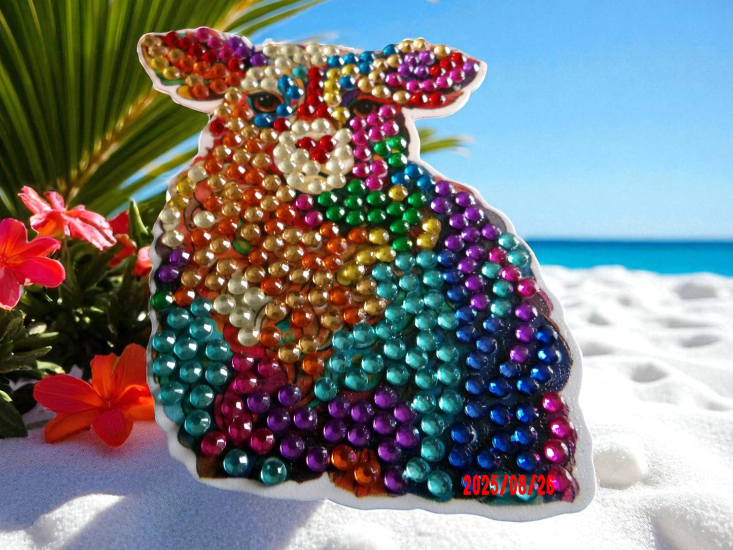 Colorful Cow Magnet