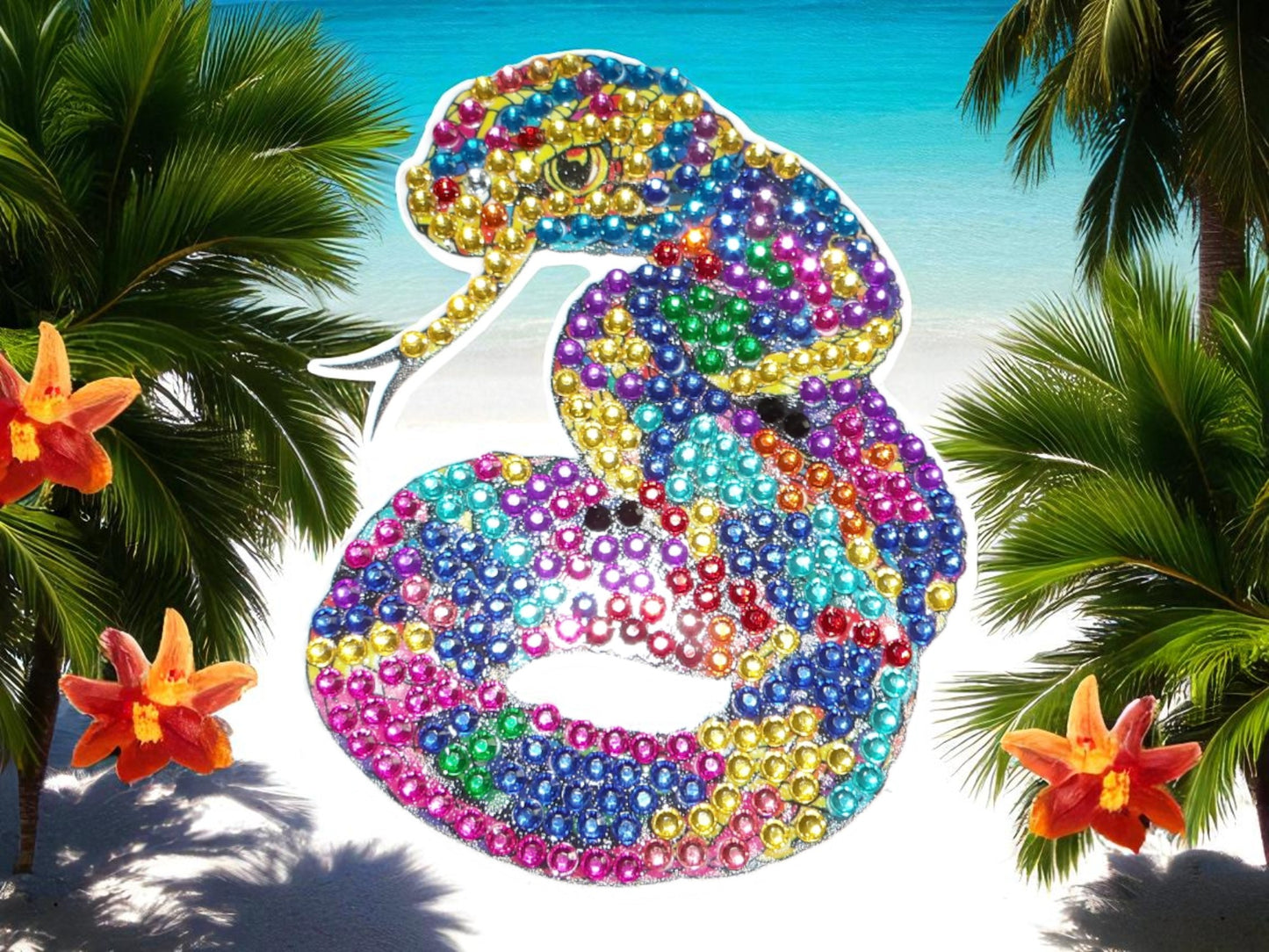 Colorful Snake Magnet