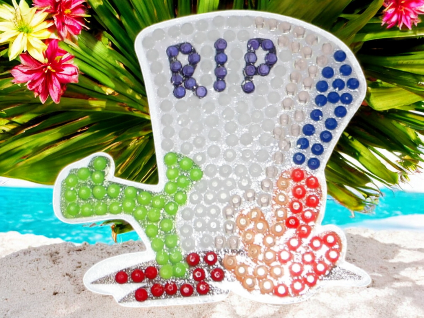 Glow In the Dark RIP Headstone Magnet
