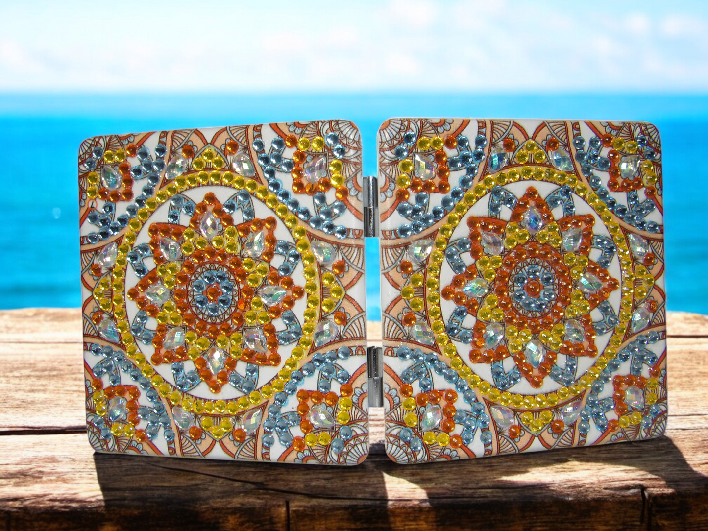 Golden Pocket Mirror