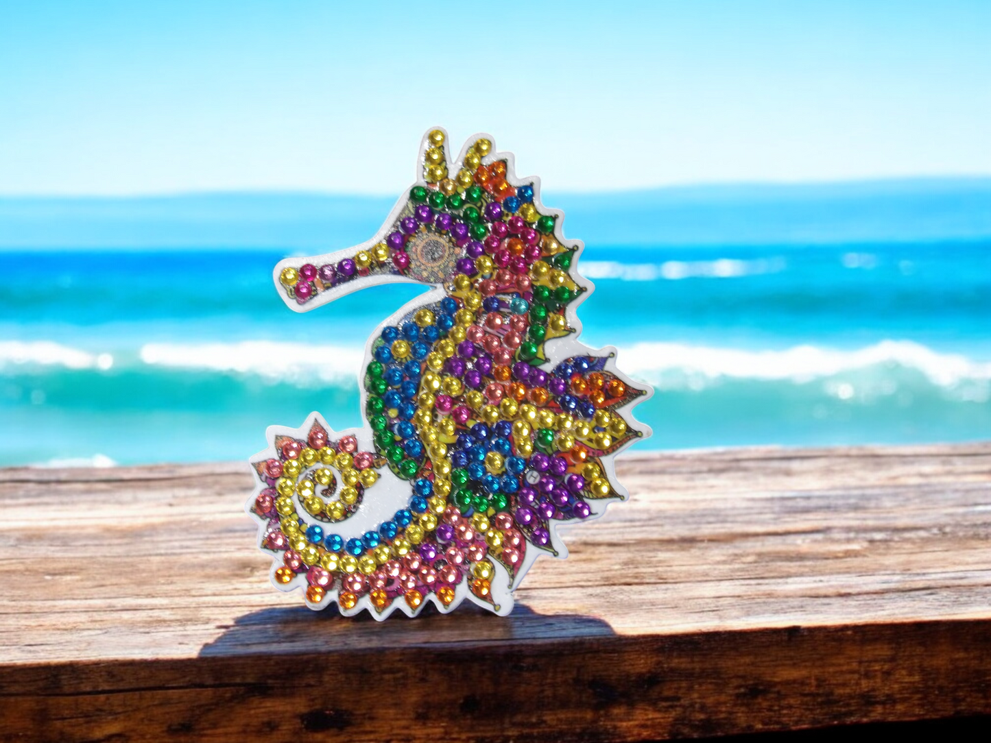 Colorful Seahorse Magnet