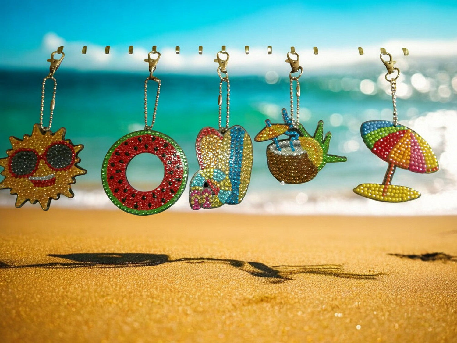 Summer Time Keychains