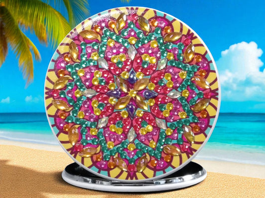 Colorful Round Pocket Mirror