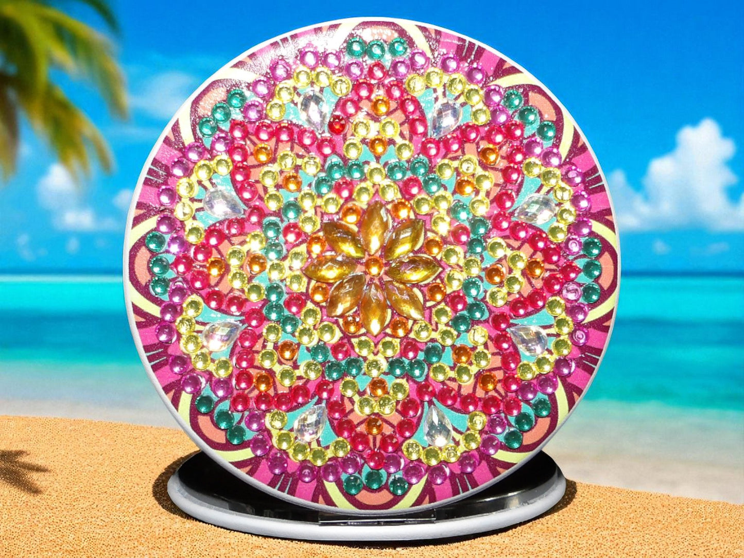 Bright Round Pocket Mirror