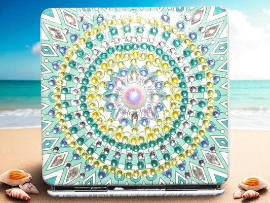 Green Square Pocket Mirror
