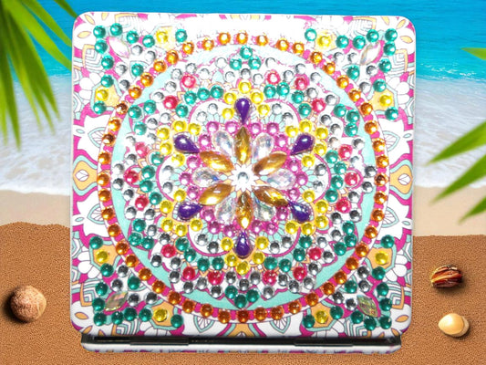 Greenish Square Pocket Mirror