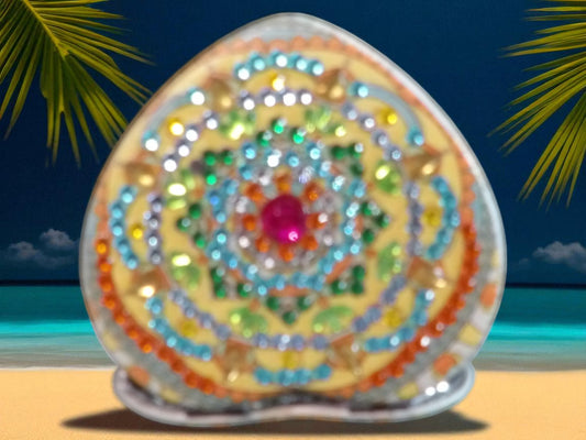 Gold Heart Shape Pocket Mirror