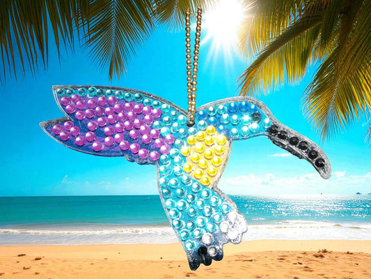 Purple Wing Hummingbird Sun/Wind Catcher