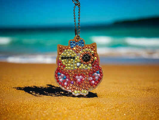 Winking Owl Keychain