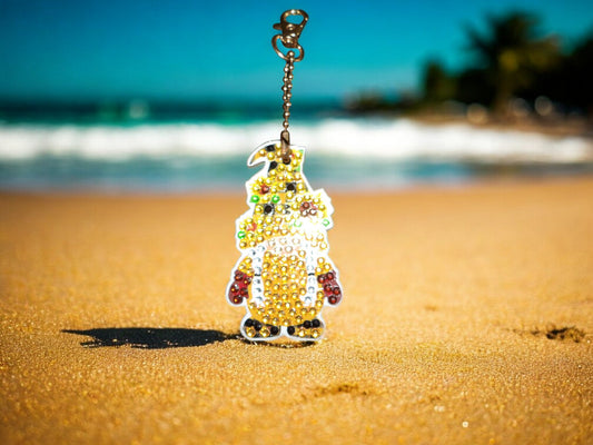 Golden Gnome Keychain