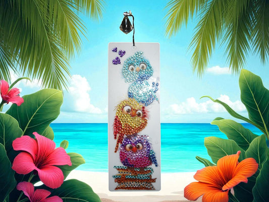 Fun Colorful Birds Bookmark