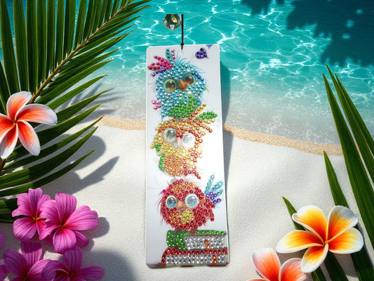 Playful Colorful Birds Bookmark