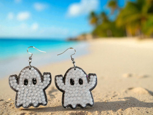 Glow In The Dark Ghost Earrings