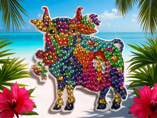 Colorful Bull Magnet