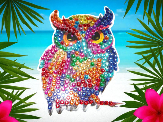 Colorful Owl Magnet