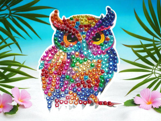 Colorful Owl Magnet