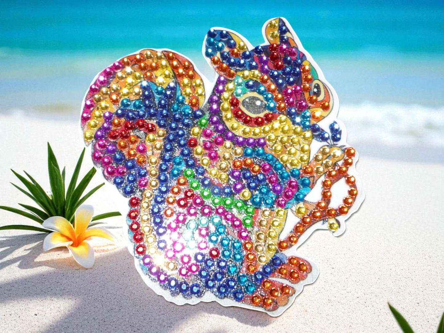 Colorful Squirrel Magnet