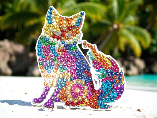 Colorful Fox Magnet