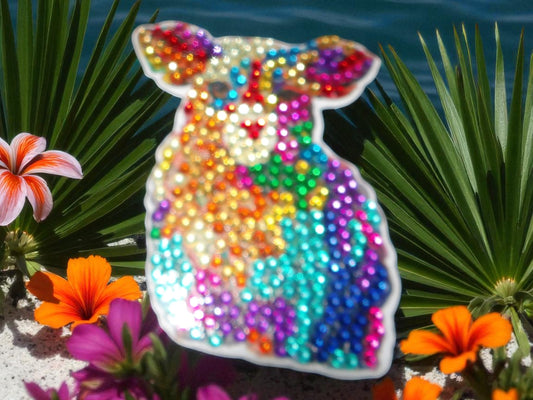 Colorful Cow Magnet